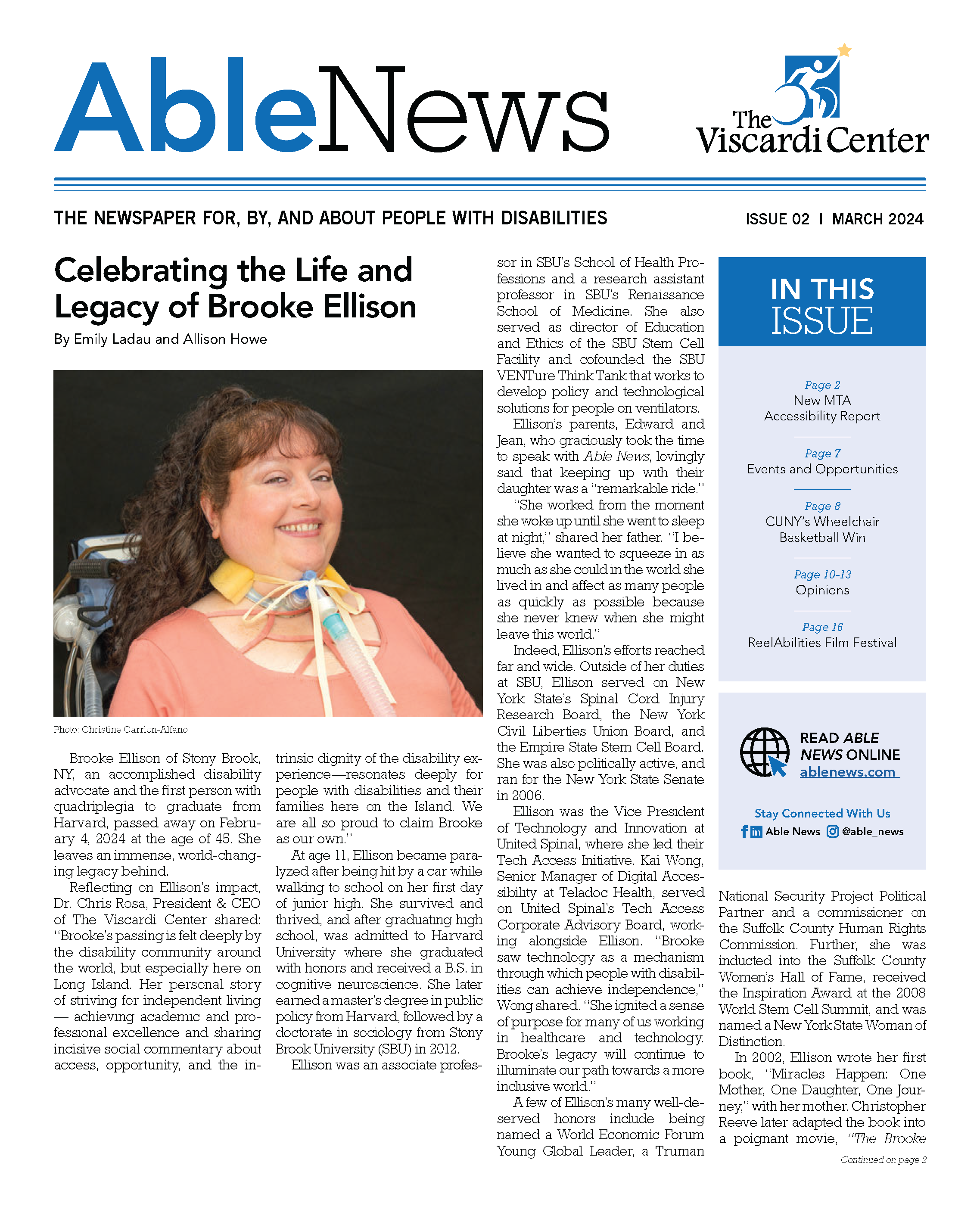 Able News March 2024 Edition