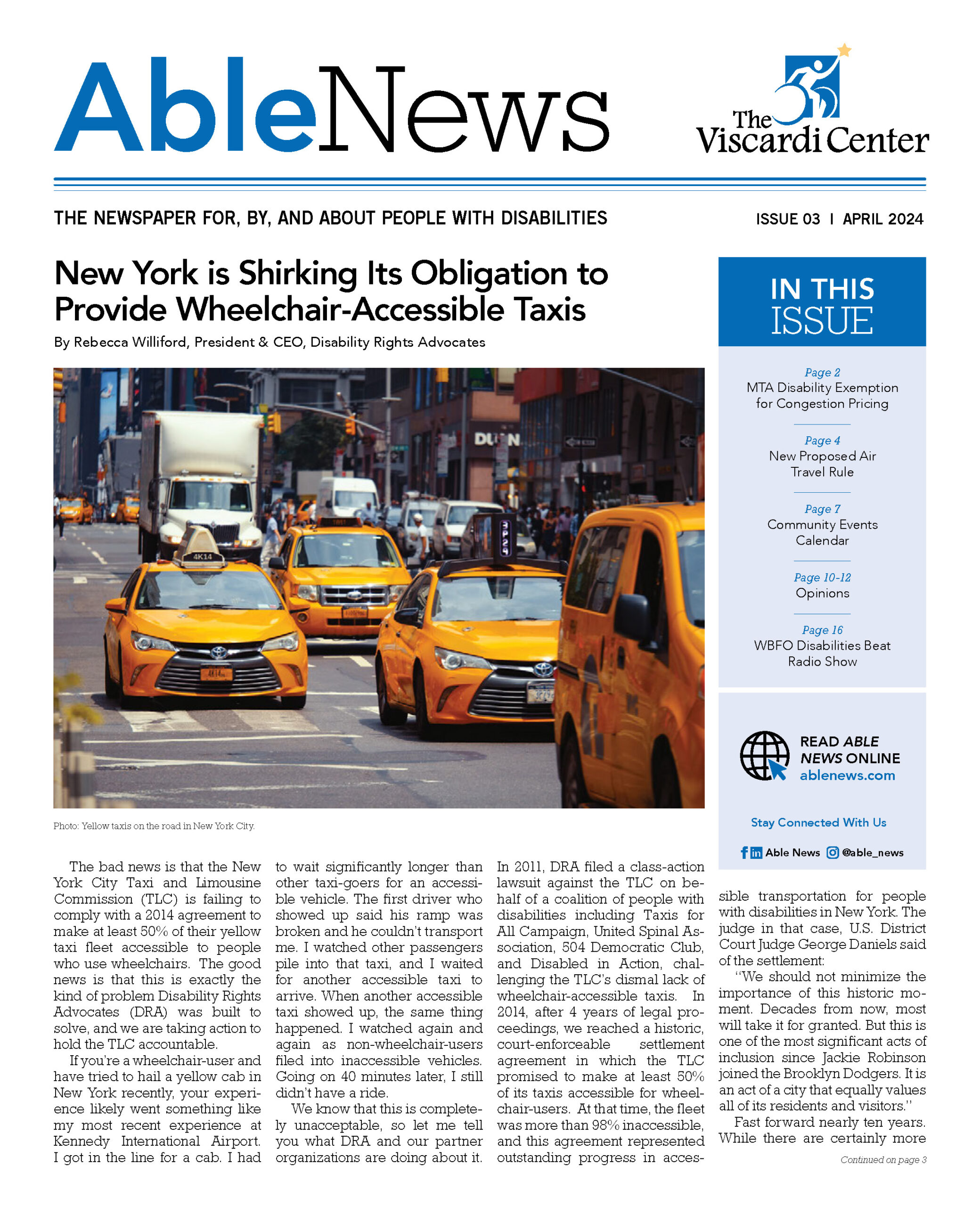 Able News April 2024 Edition
